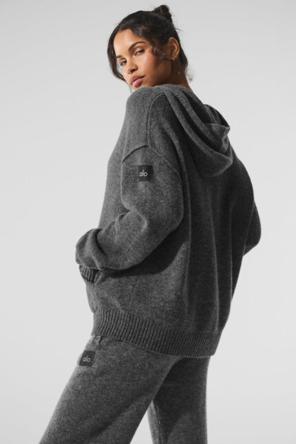 New Class Cashmere Hoodie – Platinum Grey