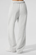 Accolade Straight Leg Sweatpant – White Heather - Image 2