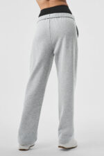 Accolade Straight Leg Sweatpant – Athletic Heather Grey - Image 2