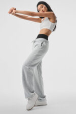 Accolade Straight Leg Sweatpant – Athletic Heather Grey - Image 3