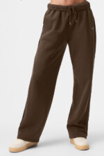 Accolade Straight Leg Sweatpant – Espresso - Image 3