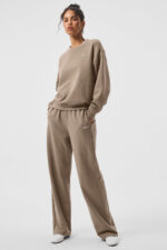 Accolade Straight Leg Sweatpant – Gravel - Image 5