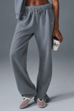Accolade Straight Leg Sweatpant – Steel Grey - Image 5