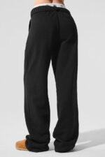 Accolade Straight Leg Sweatpant – Black
