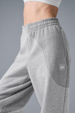 Make Waves Sweatpant – Athletic Heather Grey Tonal - Image 4