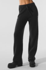 New Class Cashmere Sweatpant – Black - Image 4