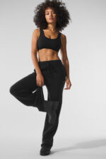 New Class Cashmere Sweatpant – Black - Image 3