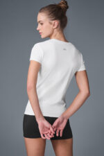 Alosoft Finesse Tee – White - Image 3