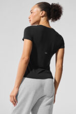 Alosoft Finesse Tee – Black - Image 3