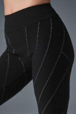 Alosoft High-Waist Sunray Legging – Black/White - Image 3