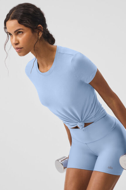 All Day Short Sleeve – Seashell Blue