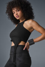 Alosoft Ribbed Revelation Tank – Black - Image 4