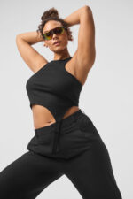 Alosoft Ribbed Revelation Tank – Black - Image 5