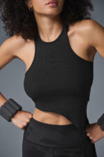 Alosoft Ribbed Revelation Tank – Black - Image 3