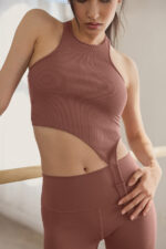 Alosoft Ribbed Revelation Tank – Chestnut - Image 5