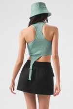 Alosoft Ribbed Revelation Tank – Botanical Green - Image 3