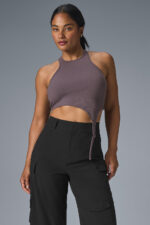 Alosoft Ribbed Revelation Tank – Raisinette - Image 4