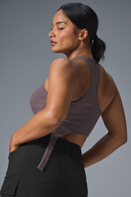 Alosoft Ribbed Revelation Tank – Raisinette