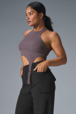 Alosoft Ribbed Revelation Tank – Raisinette - Image 2