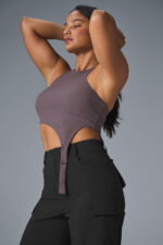 Alosoft Ribbed Revelation Tank – Raisinette - Image 3
