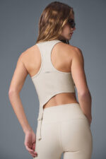 Alosoft Ribbed Revelation Tank – Oat Milk - Image 3