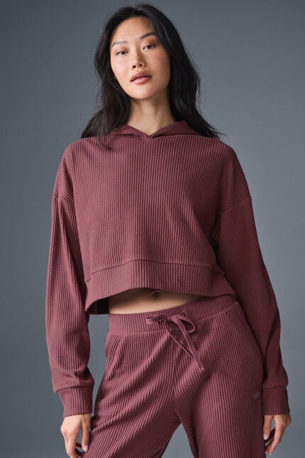 Muse Hoodie – Burgundy Truffle