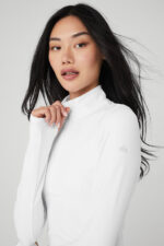 Alosoft 1/2 Zip Rapid Pullover – White - Image 3