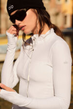 Alosoft 1/2 Zip Rapid Pullover – White - Image 5