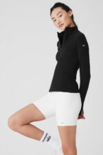 Alosoft 1/2 Zip Rapid Pullover – Black - Image 2
