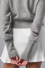 Cashmere Jet Set Cardigan – Dove Grey Heather - Image 2