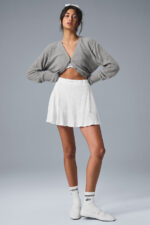 Cashmere Jet Set Cardigan – Dove Grey Heather