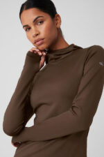Airlift Winter Warm Hooded Runner – Espresso