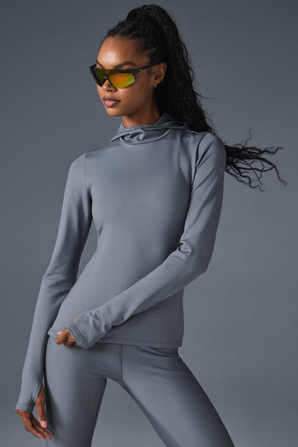 Airlift Winter Warm Hooded Runner – Steel Grey