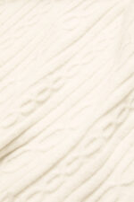 Cable Knit Winter Bliss Hoodie – Ivory - Image 5