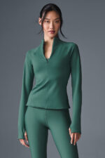 Airlift Winter Warm 1/4 Zip Long Sleeve – Winter Ivy - Image 2