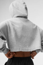 Bae Hoodie – Athletic Heather Grey - Image 4