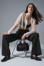 Mini Sheer Duffle – Black - Image 3