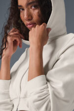 Sweet Escape Zip Up Hoodie – Ivory - Image 3