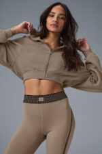 Sweet Escape Zip Up Hoodie – Gravel - Image 5