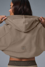 Sweet Escape Zip Up Hoodie – Gravel - Image 3