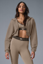 Sweet Escape Zip Up Hoodie – Gravel - Image 2