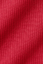 Ribbed Mesmerize Long Sleeve – Bold Red