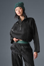 Cropped Afterglow Pullover – Black - Image 4