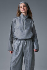 Cropped Afterglow Pullover – Steel Grey - Image 5