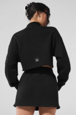 Cropped Serenity Coverup – Black - Image 5
