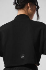 Cropped Serenity Coverup – Black - Image 2