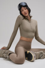 Airlift Winter Warm Ski Time Long Sleeve – Light Cocoa - Image 5