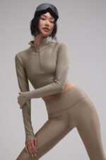 Airlift Winter Warm Ski Time Long Sleeve – Light Cocoa - Image 4
