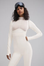 Airlift Winter Warm Mesh Ski Time Long Sleeve – Ivory - Image 4