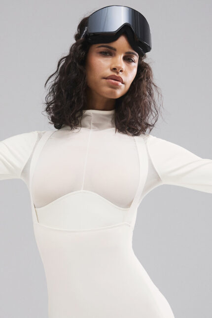 Airlift Winter Warm Mesh Ski Time Long Sleeve – Ivory